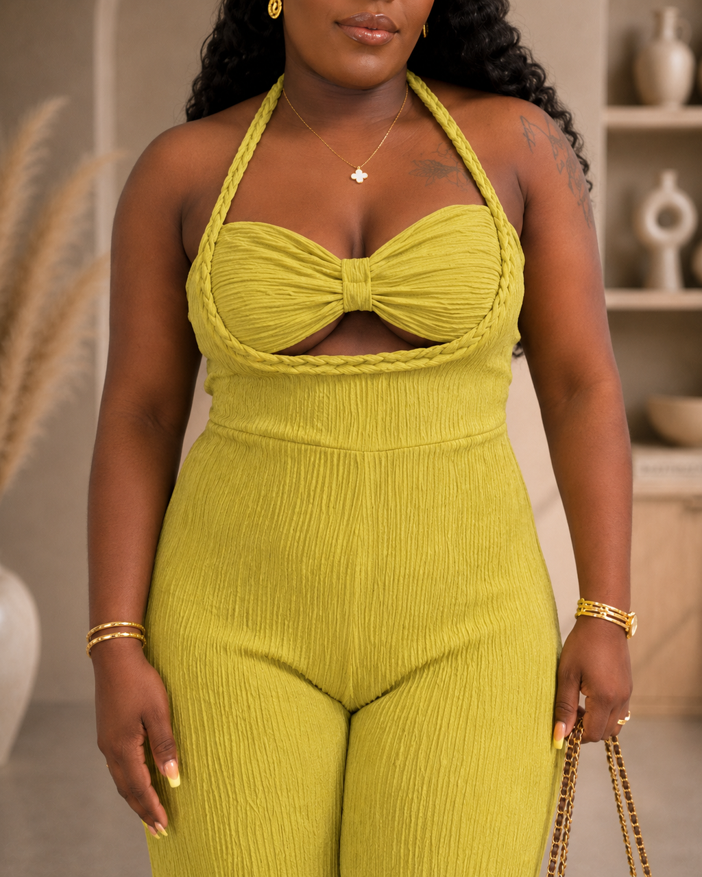 Lime Luxe Jumpsuit