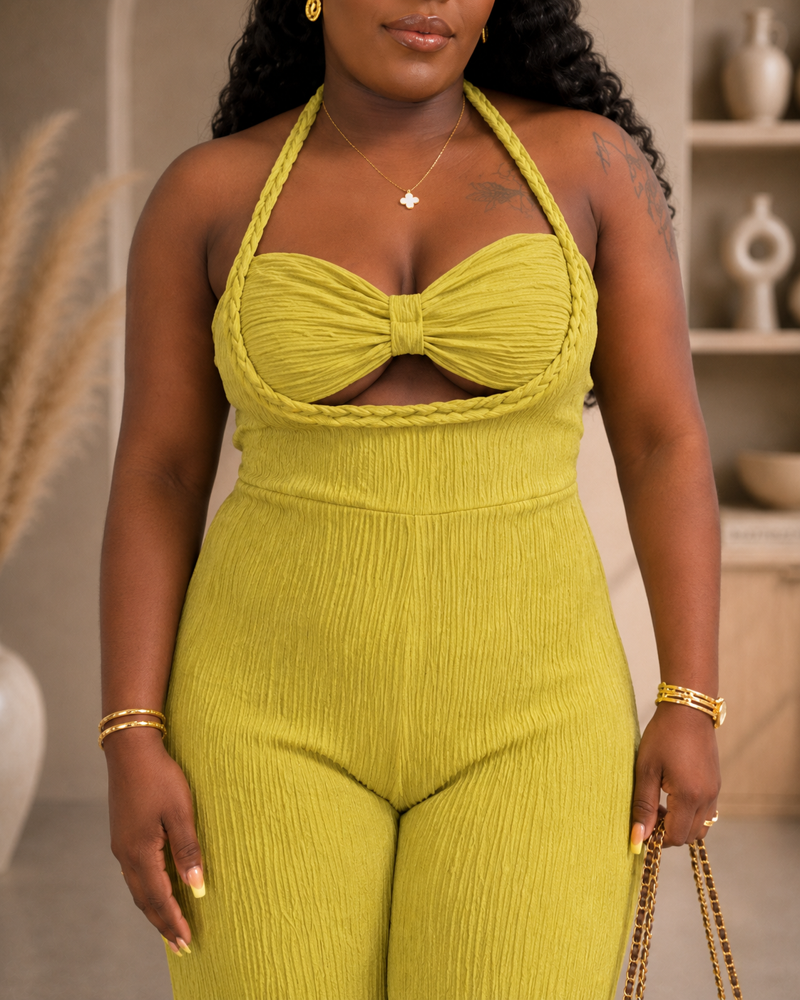 Lime Luxe Jumpsuit