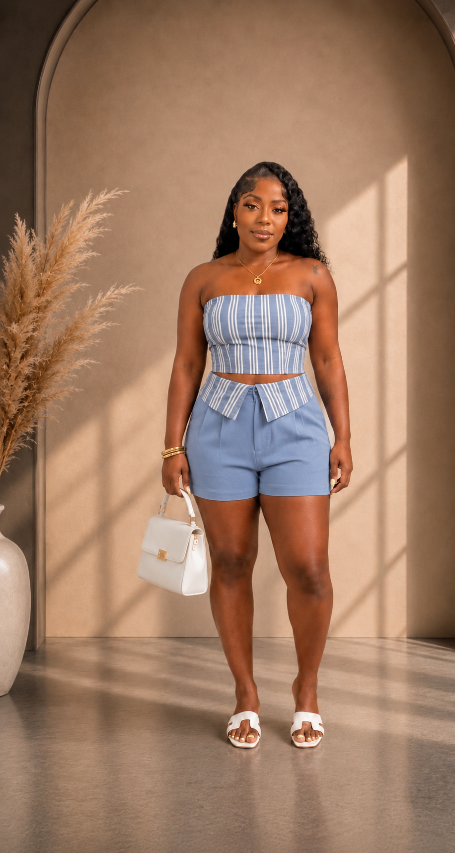 The Mykonos Stripe Set