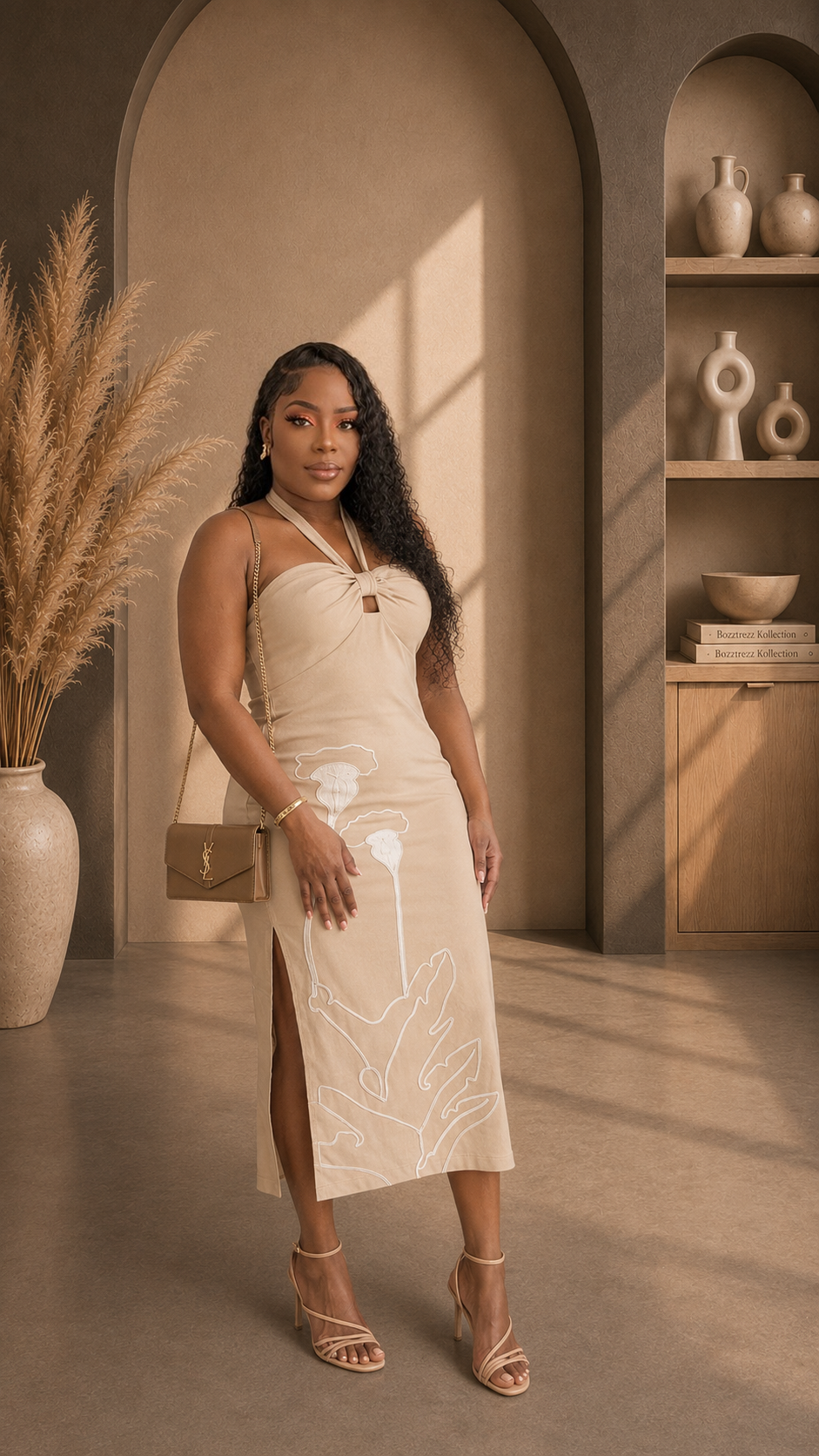 Sorrento Halter Dress